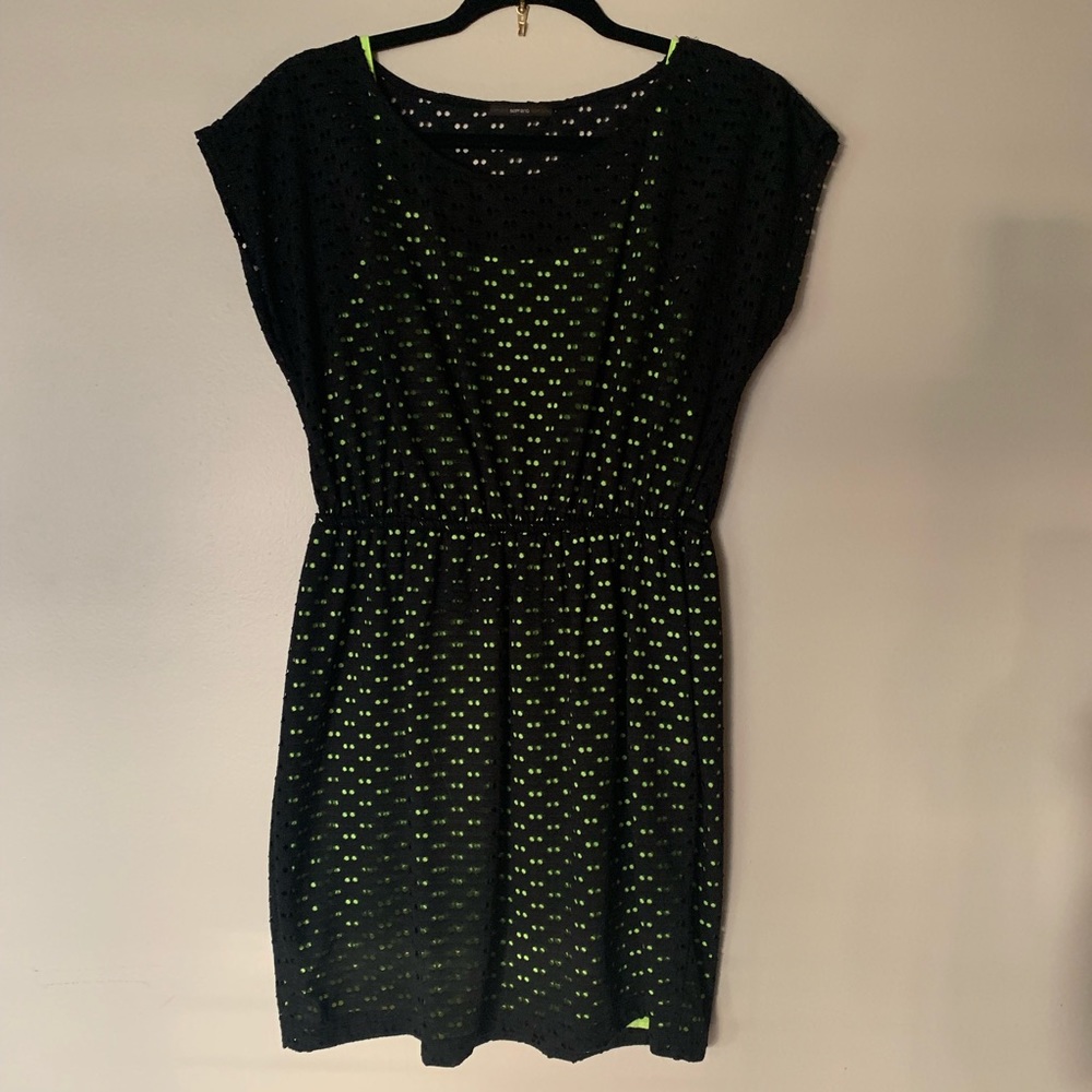 ⚡️ Black & Neon Dress